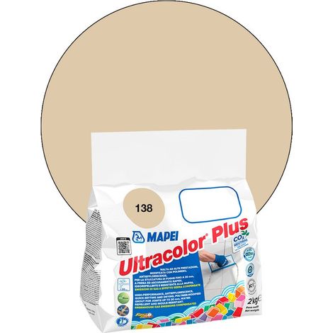 Joint de carrelage ULTRACOLOR PLUS MAPEI 2 Kg - 138 Amande (1/5)