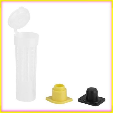 keenso Cages à rouleaux Kit de tasses d'élevage pour apiculture, 50 pièces, Cages pour reine des animalerie soin 50 pièces (1/5)