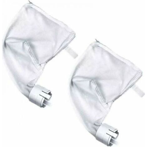 Lot de 2 sacs filtrants de rechange à fermeture éclair pour nettoyeur de piscine Polaris 360 380 (1/5)