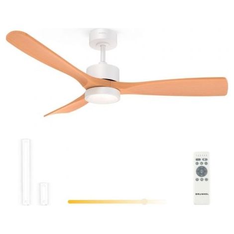 Ventilador de Techo Grunkel SKYSTYLE52/ 35W/ 3 Aspas 132cm/ 6 Velocidades