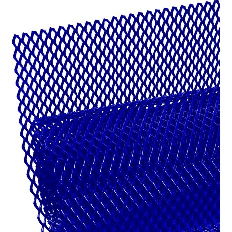 Grille en aluminium, 100 x 33 cm, grille de ventilation, résistante à la corrosion (trou de 3 x 6 mm). (1/5)