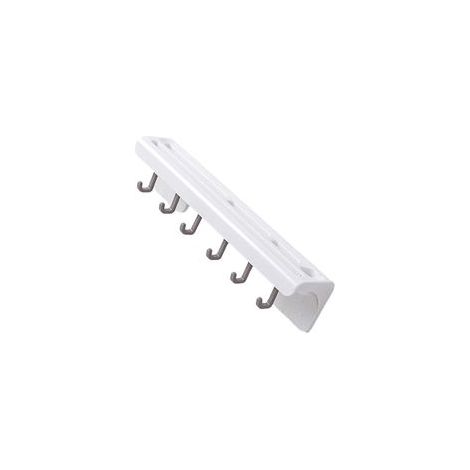Support mural magnétique pour couteaux sans perçage, rangement cuisine gain de place – Support ustensiles design, 4 couleurs (Blanc)– (1/5)