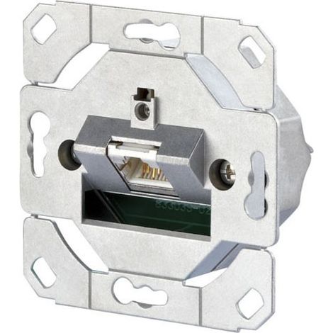 Prise réseau Metz Connect 130C371200-I argent fiable durable
