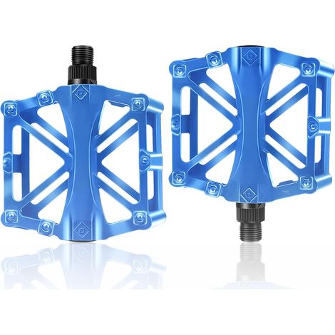 Paar ultraleichte Fahrradpedale aus Aluminiumlegierung für Mountainbikes, Rennräder und BMX-Räder 9/16" rutschfeste und langlebige Rennradpedale Universell für Tourenräder, Mountainbikes und BMX-Räd (1/5)