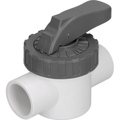 Vanne de dérivation pour traitement d'eau, robinet à bille avec poignée, accessoire de piscine V50-2A