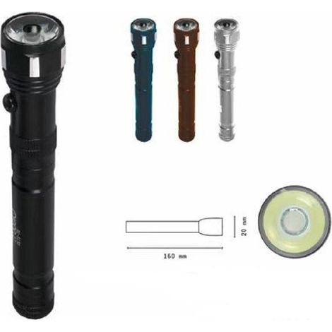 Wisdom - Torcia Da Lavoro Elettrica Luce Led Cree Portatile Resistente Escursioni Dt-2120 - (1/3)