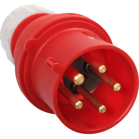Adattatore CEE as schwabe 32A 400V rosso compatto