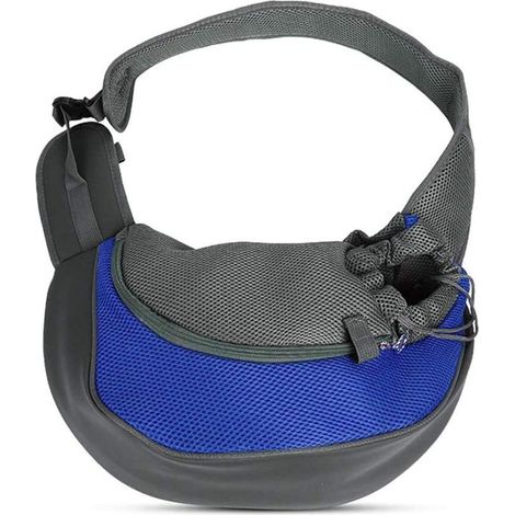 Tragbare Schultertasche für Haustiere (Welpen, Katzen, Kleinkinder) - Atmungsaktive Netztragetasche (1/5)