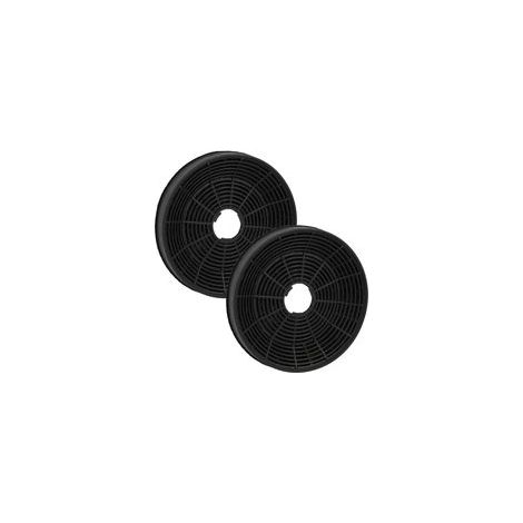 Lot de 2 filtres à charbon actif pour hotte aspirante Beko – Diamètre 16 cm – Remplacement rapide – Neutralise les odeurs - 2 X (1/4)