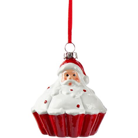 Pendaglio per albero di Natale "Cupcake" con 2 assortimenti da 8 x 7.5 cm -Renna