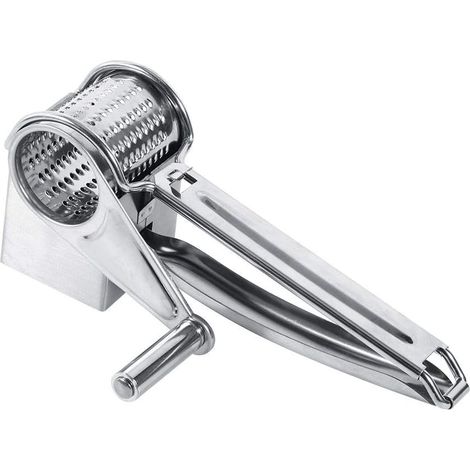 Râpe à fromage rotative manuelle multifonction en acier inoxydable pour cuisine outil de préparation culinaire