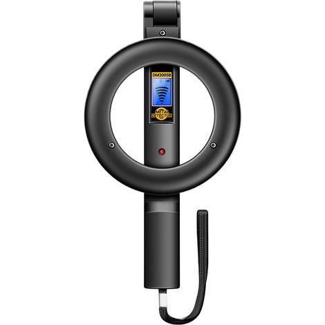 Scanner di sicurezza con rilevamento di sensibilità, 39,5x13,9x3,2 cm, bacchetta metal detector, dispositivo portatile in ABS, allarme sonoro e a vibrazione ad alta intensità, sicurezza pubblica.
