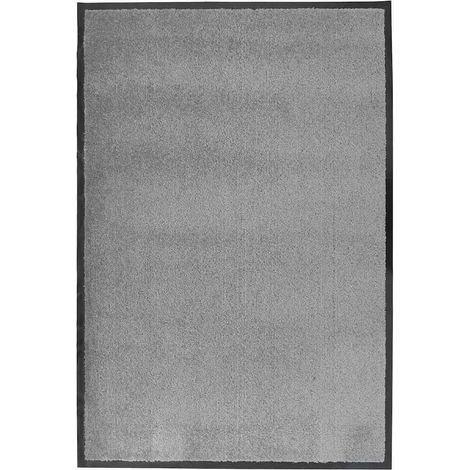 Zerbino grigio 60 x 90 cm antiscivolo facile da pulire adatto per interni ed esterni in PP grigio 020058181
