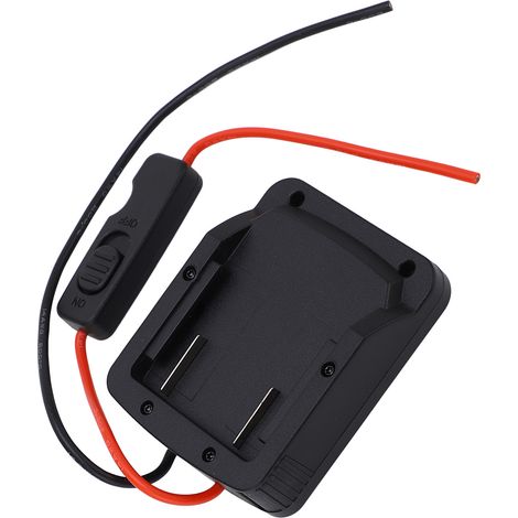 Adaptateur secteur avec protection contre les surintensités et fusible pour batterie au lithium Metabo 18V 625367000 625368000