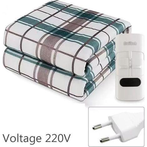 Single Electric Heated Blanket - Heated Mattress Topper for 1 Person - Bed Warmer 150 x 80 cm
