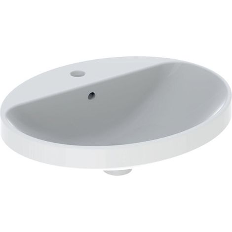 Geberit VariForm lavabo encastré ovale, 550x450mm, avec trou pour