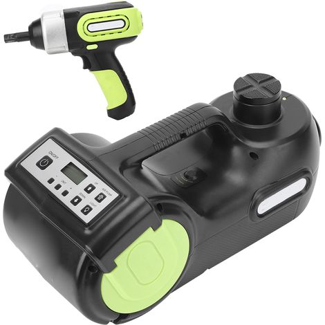 Cric de sol électrique 3 en 1 pour voiture, 5 tonnes, noir, accessoire de levage hydraulique (1/5)