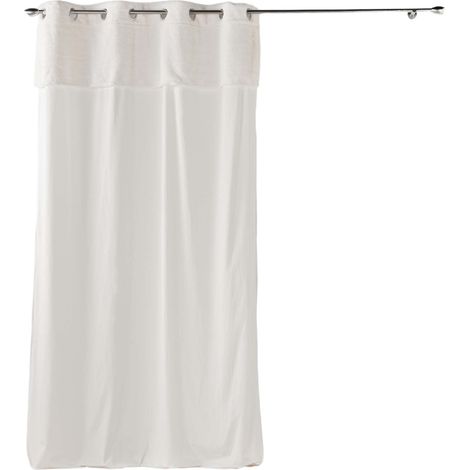 Douceur D'Intérieur – Rideau à poils doux 140 x 240 cm – 100% polyester imitation fourrure – 8 œillets en métal – Toucher chaleureux et élégant (1/4)
