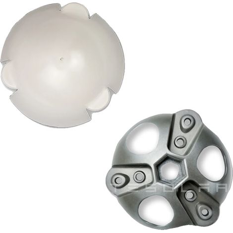 Kit de accesorios para turbina eólica, plástico resistente, compatible con varios modelos, cubo de 3 ruedas (1/2)