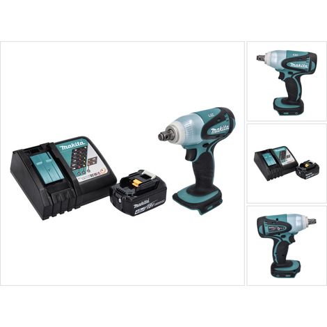 Llave de impacto sin cable Makita DTW 251 RM1 18 V 230 Nm 1/2" + 1x batería recargable 4,0 Ah + cargador