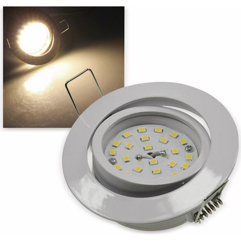 CHILITEC LED-Einbauleuchte "Flat-32" EEK F, 5 W, 470 lm, 2900 K, weiß (1/4)