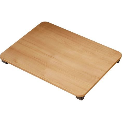 Support universel brun pour tour d'ordinateur, 35 x 30 x 6,2 cm, 1 pièce Étagère de rangement sur pied avec roulettes pour réglage en hauteur (1/5)