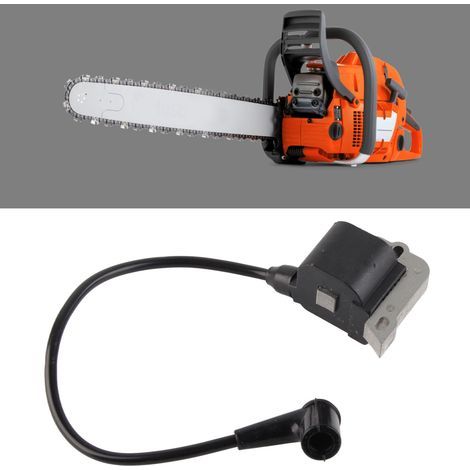 Bobina di accensione per motosega 503639801, in rame, compatibile con i modelli 394, 394XP, 395 e 395XP. (1/5)