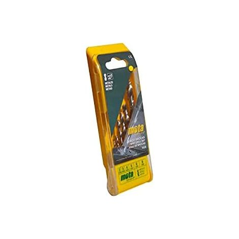 Set di 6 punte da trapano da 2 a 8 mm per ferro e acciaio