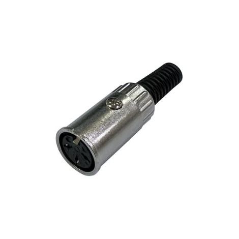 Connecteur DIN RS PRO, 3 contacts, Femelle, Montage sur câble ( Prix pour 1 )