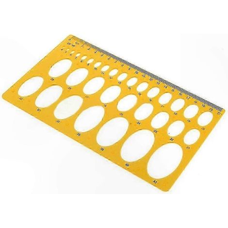 Gabarits de dessin ovales 21 cm/25 cm pour le dessin technique et la conception - Outil Gabarit Ovale 1 (1/5)