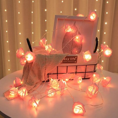 Guirlande Lumineuse, 3 m, Décor Fête, Jardin, Terrasse, Extérieur, Balcon, Mariage, Noël, Patio, Clôture, Intérieur, Chambre, Allée, Sapin, Ambiance Romantique (1/4)