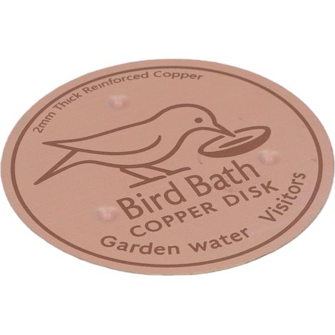 Disque nettoyant pour bain d'oiseaux (1/5)