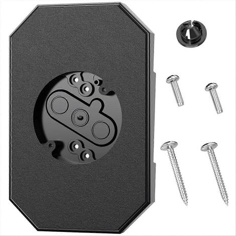 Kit de fixation pour bardage, bloc de montage pour éclairage extérieur 8141DBL, noir (1/5)