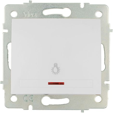 PULSADOR LUZ LUMINOSO 10A 250V S.EUROPA SOLERA ERP04ILQC (1/2)