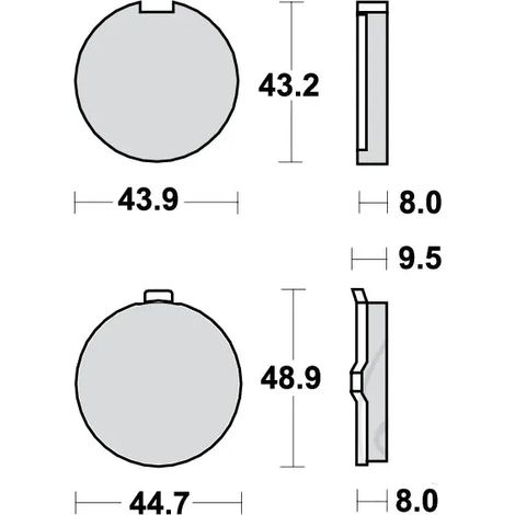 Pastillas de freno TRW MCB513