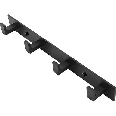 Porte-Manteau - Leobert - Noir - 35,5 X 4 X 3,7 Cm (1/5)