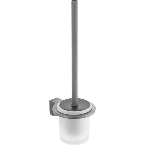 Porte-brosse de lavabo en corail titane mat (1/2)