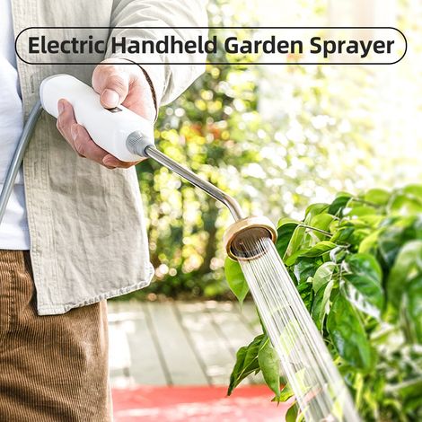 Pistolet Pulvérisateur Électrique avec 3 Modes de Brume, Lance en Cuivre et Tuyau de 3m - Idéal pour le Jardinage et l'Arrosage des Plantes - Batterie Intégrée -AUTRES (1/2)