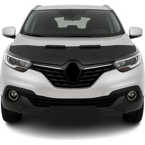 OMAC Protège Capot pour Renault Kadjar 2015-2022 Masque de voiture vinyle Noir (1/5)