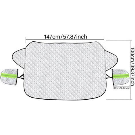 Protection solaire hivernale ultra-épaisse pour pare-brise de voiture - Protection contre la neige et le gel (1/3)