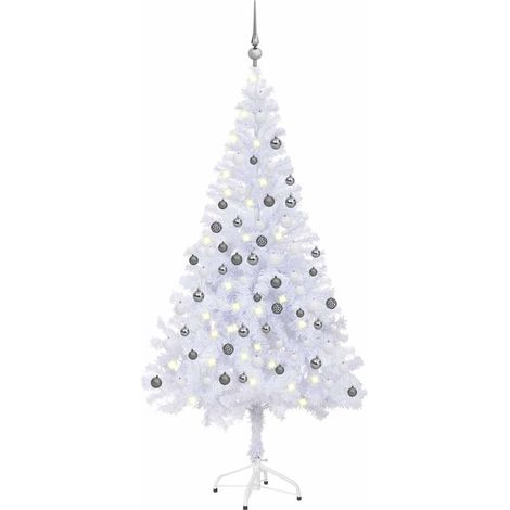 Künstlicher Weihnachtsbaum Beleuchtung Kugeln 150cm 380 Zweige