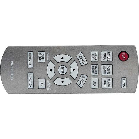 Ersatzfernbedienung N2QAYB000680 für Panasonic DLP-Projektoren PT-AT5000E, PT-AT6000E, PT-AE7000, PT-AE8000 und PT-AE8000EA. (1/5)