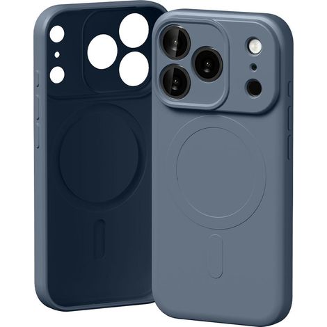 Funda Mercury Semi-Silicone MagSafe para iPhone 17 Pro color azul sierra (1/2)