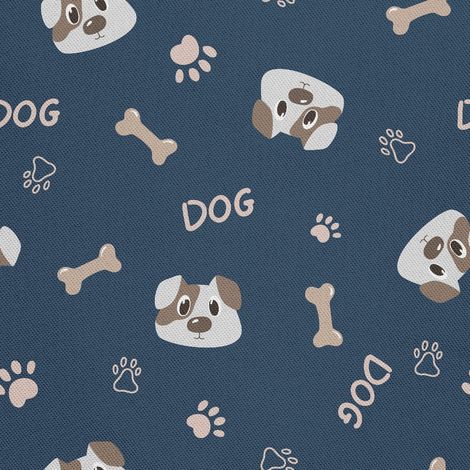 Outdoor dekostoffe oxford - Motiv Pfoten Knochen Hunde (1/5)