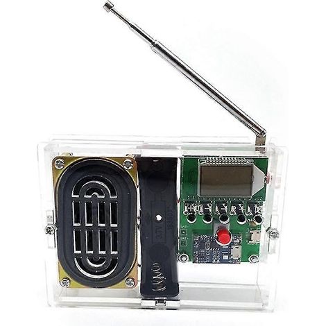 1 kit électronique récepteur radio FM 76-108 MHz avec haut-parleur et modification de fréquence (1/5)