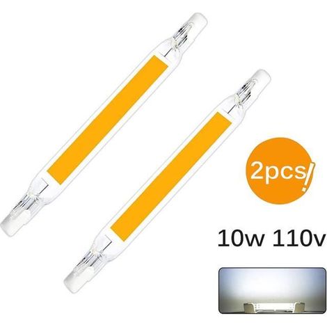 LEMONBEST®2 Pcs R7S Ampoules LED 15W 118mm LED Ampoule De Lampe COB 110V 230 V Remplacer Lampe Halogène Blanc Chaud Blanc Froid (1/4)