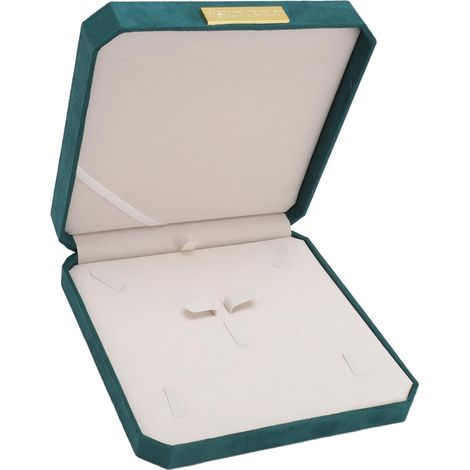 Elegant Large Capacity Velvet Jewelry Box, Storage Display for Necklaces, Earrings and Bracelets, for Special Occasions (1/5)