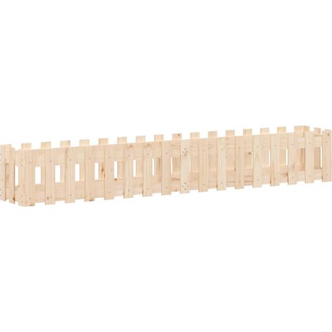 Maison Exclusive - Hochbeet Lattenzaun-Design 200x30x30 cm Massiv