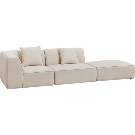 Divano modulare angolare a 2 pezzi con pouf imbottito Cardea SKLUM             (1/5)