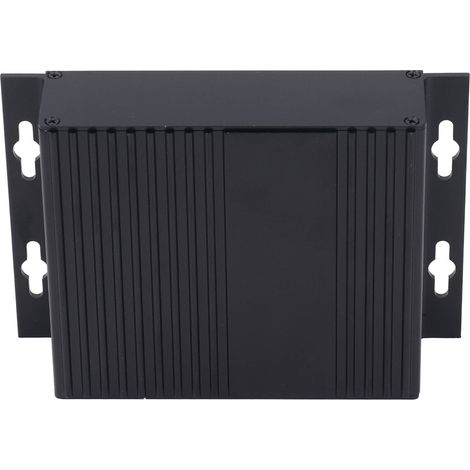 Aluminium-Projektbox, sandgestrahlt, oxidiert, korrosionsbeständig, wasserdicht, wärmeableitendes Gehäuse (1/5)